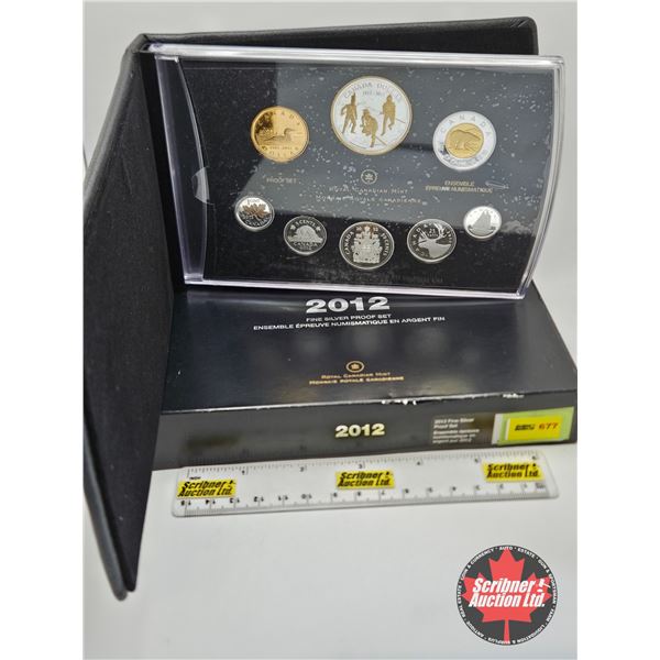 RCM Canada 2012 Fine Silver Proof Set (COA #13227) (99.99%)