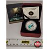 Image 1 : RCM Canada 2013 : Twenty-Five Cent Coloured Coin : Prehistoric Creatures : Tylosaurus Pembinensis (C