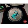 Image 2 : RCM Canada 2013 : Twenty-Five Cent Coloured Coin : Prehistoric Creatures : Tylosaurus Pembinensis (C