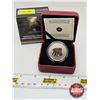 Image 3 : RCM Canada 2012 : Twenty-Five Cent Coloured Coin : Prehistoric Creatures : Pachyrhinosaurus Lakustai
