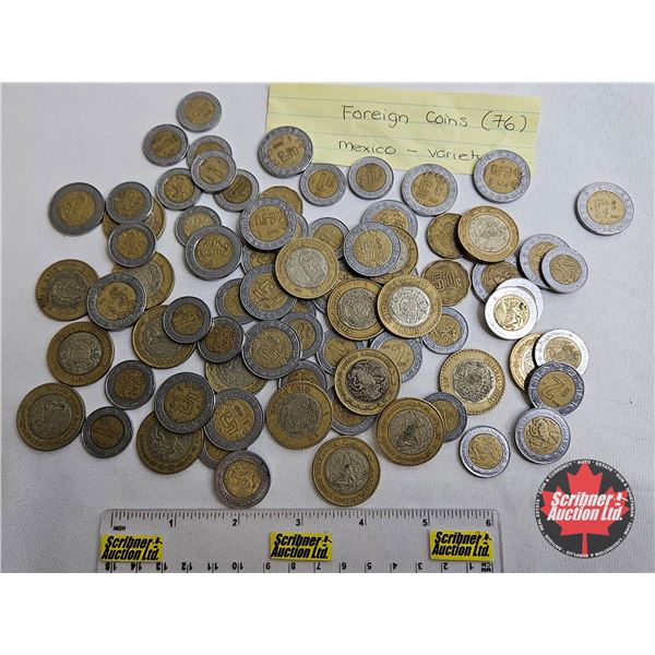 Mexico Pesos - Variety (76 Coins)