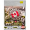Image 1 : RCM Canada 2015 : $25 Fine Silver Coin : Canada Flag (99.99%)
