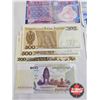 Image 2 : Variety Foreign Bills (9) : Incl . Cambodia; Poland; Hong Kong; Malaysia; Vietnam; etc!