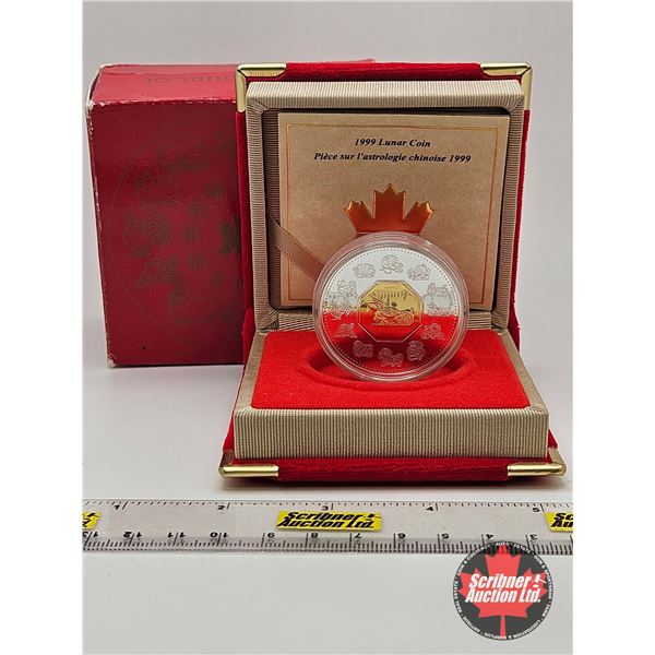 RCM Canada 1999 : $15 Coin : Lunar (COA #64420) (92.5%)
