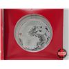 Image 2 : RCM Canada 2012 $10 Fine Silver Coin : Year of the Dragon (COA #7759) (99.99%)