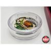 Image 4 : RCM Canada 2015 $20 Fine Silver Coin : Venetian Glass Turtle with Broadleaf Arrowhead Flower (COA #5