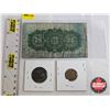Image 5 : Canada Collector Combo (3) :  - Dominion of Canada 1900 Twenty Five Cent "Shinplaster" : Boville - L
