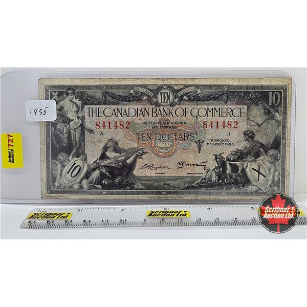 The Canadian Bank of Commerce $10 Bill 1935 : Logan #841482