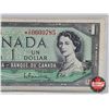 Image 3 : Canada $1 Bill 1954 *Replacement : Beattie/Rasminsky # *IO0609785
