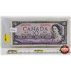 Image 1 : Canada $10 Bill 1954 *Replacement : Beattie/Rasminsky # *BD0412788