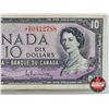 Image 3 : Canada $10 Bill 1954 *Replacement : Beattie/Rasminsky # *BD0412788