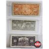 Image 6 : Bank of Canada Bills (6) :  - $50 : Gordon/Towers #BH2302203 - $20 : Gordon/Towers #CE3295051 - $10 