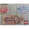 Image 4 : Canada Bills Bird Series (7) : - $1000 : Bonin/Thiessen #EKA3100167 - $100 : Thiessen/Crow #BJC01066