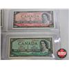 Image 4 : Canada Bills 1954 Series (8) : (Includes $20 Two-Digit S/N#) - $1000 : Lawson/Bouey #AK1111283 - $10