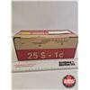 Image 3 : UNOPENED RCM Case Lot : Canada's Last One Cent 2012 : Copper Plated Zinc Variety : Original 50 Roll 