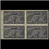 Image 1 : 1922 RARE Early Soviet 5000 Ruble Mint Postage Stamp Imperforate Block of 4 (STM-0343)