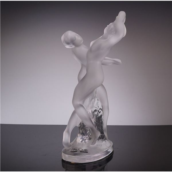 Lalique Crystal Deux Danseuses Figurine