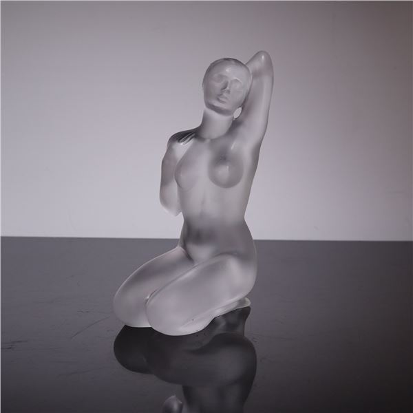 Lalique Crystal Nude Figurine, Aphrodite