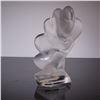Image 1 : Lalique Crystal Saint Valentin Hearts Paperweight