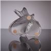 Image 3 : Lalique Crystal Saint Valentin Hearts Paperweight