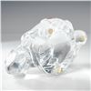 Image 3 : Orrefors Molded Crystal Rabbit and Bunny Figurine