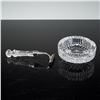 Image 1 : 2pc Waterford Crystal Ashtray and Shaving Razor