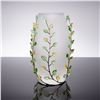 Image 1 : Swarovski Crystal Vase, Leaves