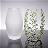 Image 2 : Swarovski Crystal Vase, Leaves