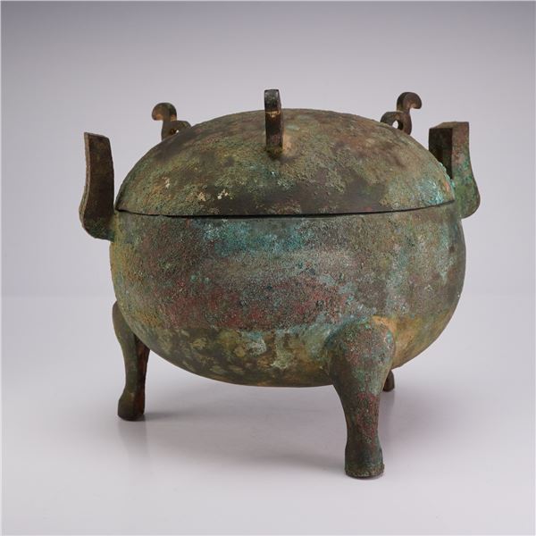 Chinese Bronze Ritual Food Vessel