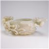 Image 2 : Chinese Carved Jade Dragon Brush Washer
