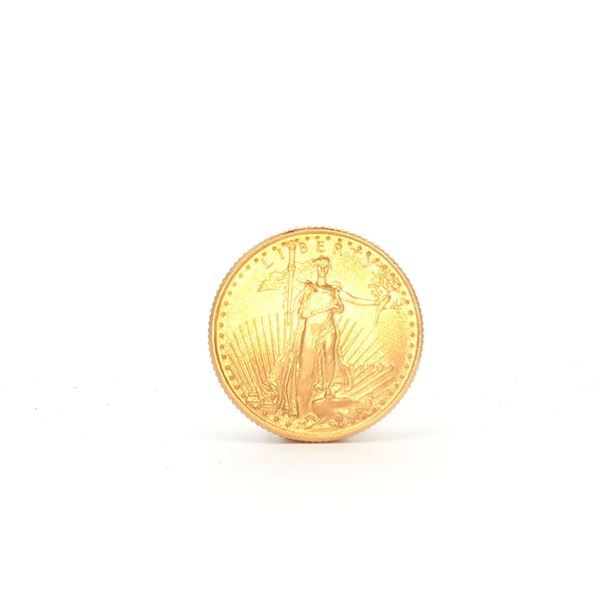 1999 1/10 Fine Gold $5 American Gold Eagle Coin