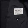 Image 4 : Armani Collezioni Men's Double Breasted Black Wool Suit