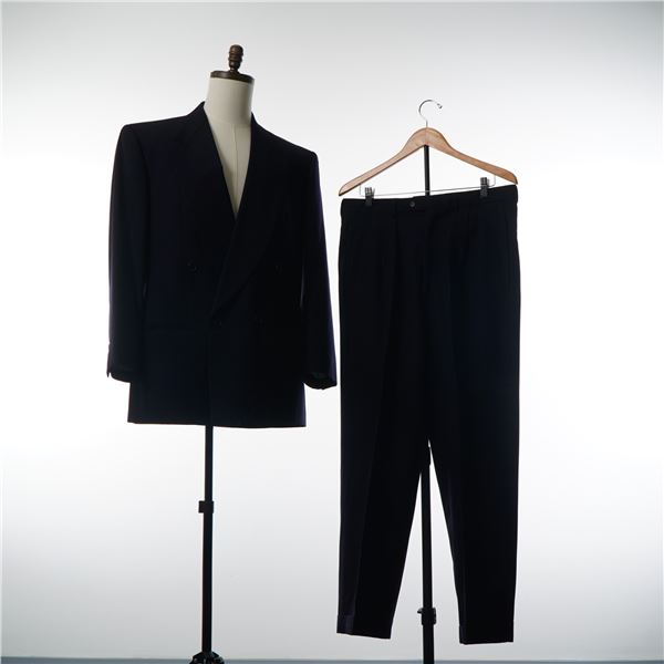 Giorgio Armani Le Collezioni Two-Piece Double-Breasted Pinstripe Suit