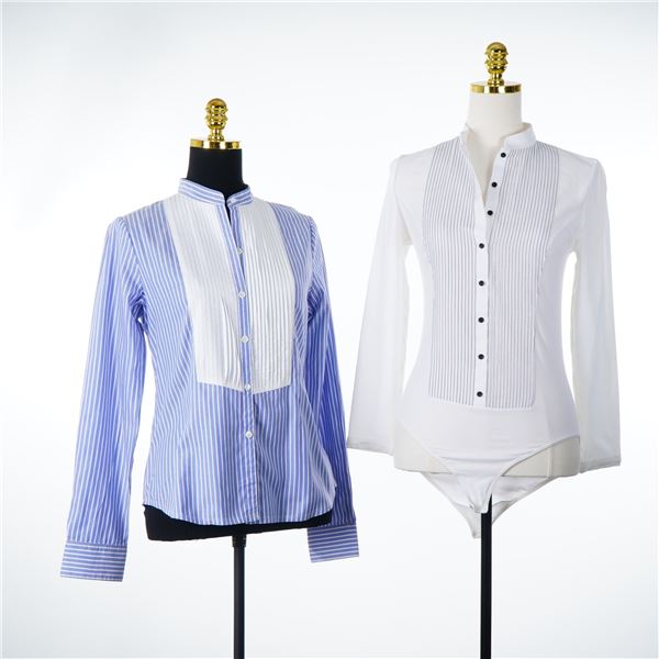 2pc Designer Tops Including a Wolford Bodysuit and a Theory Shirt
