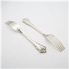 Image 2 : 2pc Lunt Sterling Silver Dinner Forks, Rondelay