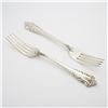Image 1 : 2pc Lunt Sterling Silver Forks, Rondelay