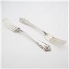 Image 1 : 2pc Lunt Sterling Silver Forks, Rondelay