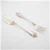 Image 1 : 2pc Lunt Sterling Silver Forks, Rondelay