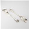 Image 2 : 2pc Lunt Sterling Silver Forks, Rondelay
