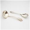 Image 1 : 2pc Lunt Sterling Silver Ladle and Sugar Spoon, Rondelay