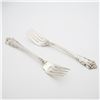 Image 1 : 2pc Lunt Sterling Silver Salad Forks, Rondelay