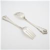 Image 2 : 2pc Lunt Sterling Silver Salad Forks, Rondelay