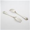 Image 2 : 2pc Lunt Sterling Silver Salad Forks, Rondelay