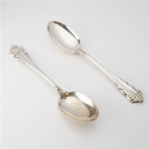 2pc Lunt Sterling Silver Spoons, Rondelay
