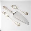 Image 2 : 3pc Lunt Sterling Silver Fork, Spoon and Cake Server, Rondelay