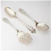 Image 1 : 3pc Lunt Sterling Silver Serving Utensils, Rondelay