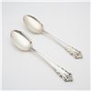 Image 1 : 2pc Lunt Sterling Silver Spoons, Rondelay