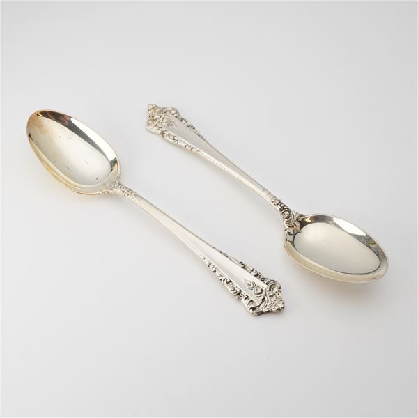2pc Lunt Sterling Silver Spoons, Rondelay