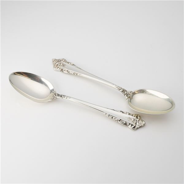 2pc Lunt Sterling Silver Spoons, Rondelay