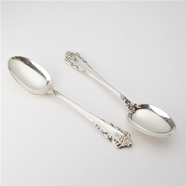 2pc Lunt Sterling Silver Spoons, Rondelay